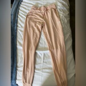 light pink gymshark joggers